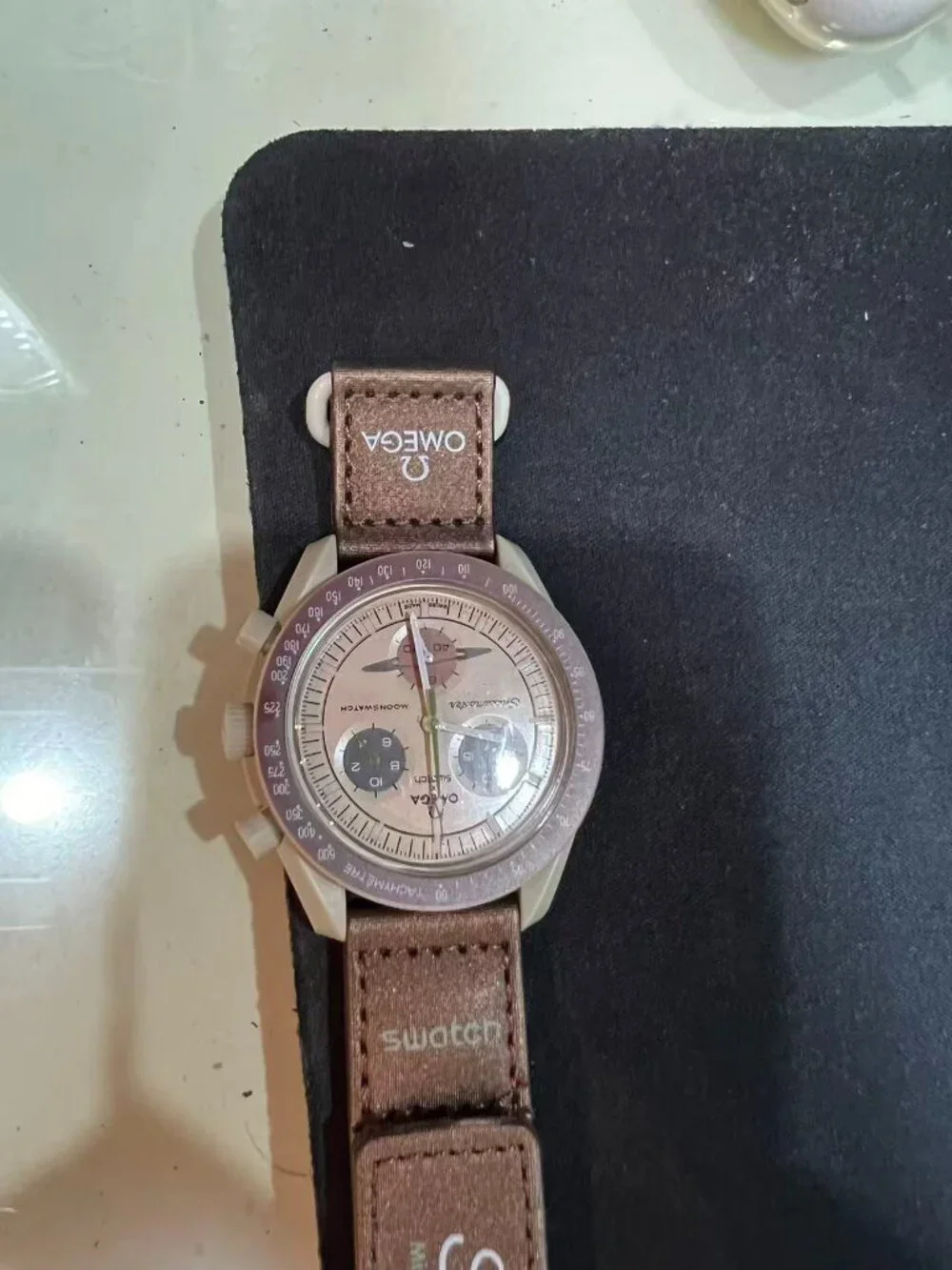 Swatch Omega Bioceramic Moonswatch Mission To Saturn